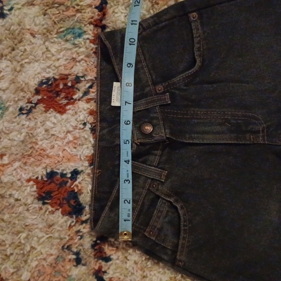 Levi's 565 Kids Dark Green Jeans • 9 Slim • Wide Leg - Picture 6 of 8
